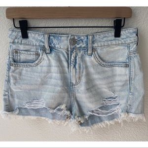 AE Light Denim Shorts